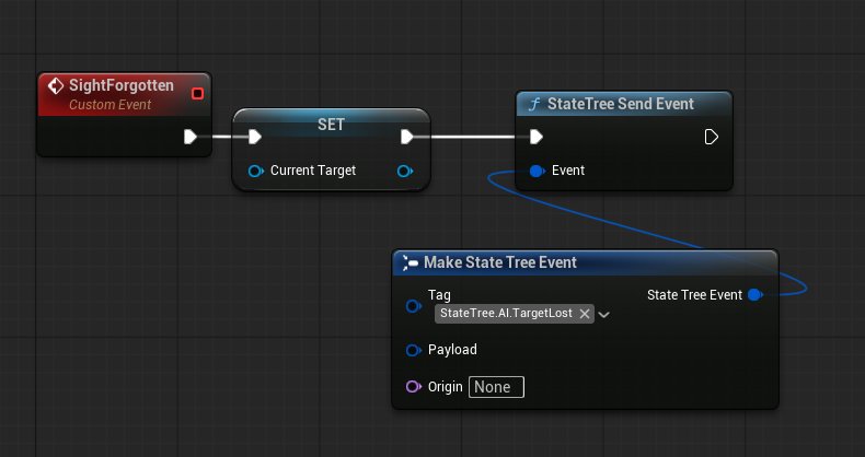 When timer is up, clear the target and inform the tree